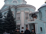 Воспитанники Верхнемамонского казачьего кадетского корпуса совершили паломническую поездку к святыням города Воронежа