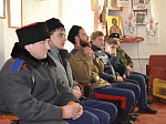 Благочинный Репьевского церковного округа протоиерей Алексий Чибисов принял участие в проведении казачьего круга