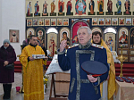 В день памяти святителя Николая Чудотворца в храме Иоанна Богослова с. Гороховка кадеты приняли присягу