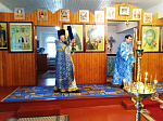 Воскресное богослужение в Покровском храме с. Лозовое