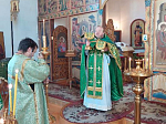 В Троицком храме молитвенно встретили день памяти преподобного Сергия Радонежского