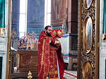 В день памяти обретения главы Иоанна Предтечи в Ильинском кафедральном соборе совершили Божественную литургию