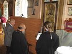 Дорогих гостей встретил Покровский храм г. Павловска