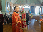 Епископ Россошанский и Острогожский Дионисий совершил Литургию в Покровском храме Павловска