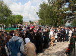 Духовенство Россошанской епархии приняло участие в торжествах, посвящённых 72-й годовщине Победы в ВОВ
