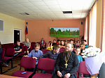 Благочинный принял участие в праздничном мероприятии в Верхнемамонской школе, посвященном Дню славянской письменности и культуры