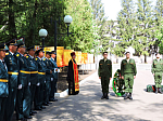 Торжества по случаю Дня Победы в военном Учебном центре Острогожска