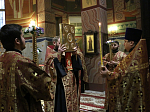 Праздничные богослужения на Воздвижение в Свято-Ильинском кафедральном соборе г. Россошь