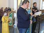 Праздник Благовещения в Тихоновском соборном храме Острогожска