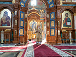 В предпразднство Сретения Господня Глава Воронежской митрополии возглавил служение Литургии в Благовещенском кафедральном соборе
