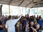 Молебен в детском оздоровительном лагере «Зарница»