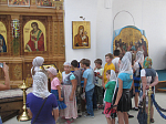 Дети из православного лагеря Костомаровского монастыря побывали в Павловске