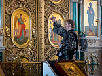 Епископ Россошанский и Острогожский Андрей возглавил утреннее богослужение в понедельник первой седмицы Великого поста