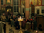 В канун Крестопоклонной недели Преосвященнейший епископ Андрей совершил Всенощное бдение