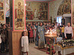 Молебен «на начало учения» в Сретенском воинском храме Острогожска