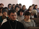 2 марта в зале собраний Епархиального управления прошло заседание, посвященное организации регионального этапа Всероссийского Конкурса «За нравственный подвиг учителя»