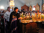 Архиерейское богослужение в селе Терновое