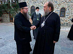 Преосвященнейший Андрей, епископ Россошанский и Острогожский в составе делегации РПЦ посетил ряд святогорских обителей