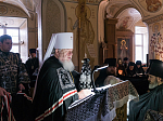 Епископ Россошанский и Острогожский Андрей молился за пострижением в схиму клирика Воронежской епархии
