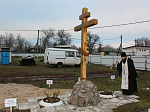 В Матвея Платова казачьем кадетском корпусе освятили поклонный крест
