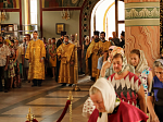 Архипастырь совершил Всенощное бдение в Свято-Ильинском кафедральном соборе