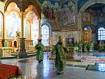В день годовщины архиерейской хиротонии Глава Воронежской митрополии совершил Божественную литургию в Благовещенском кафедральном соборе