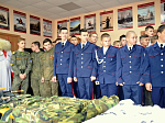 Встреча с воспитанниками Матвея Платова казачьего кадетского корпуса