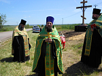 На въезде в село Новая Криуша установлен поклонный крест