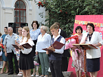В День знаний в СОШ №4 г. Острогожска прошла торжественная линейка к началу учебного года