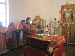 В среду Светлой седмицы Преосвященнейший епископ Андрей совершил Божественную литургию в храме вмч. Дмитрия Солунского