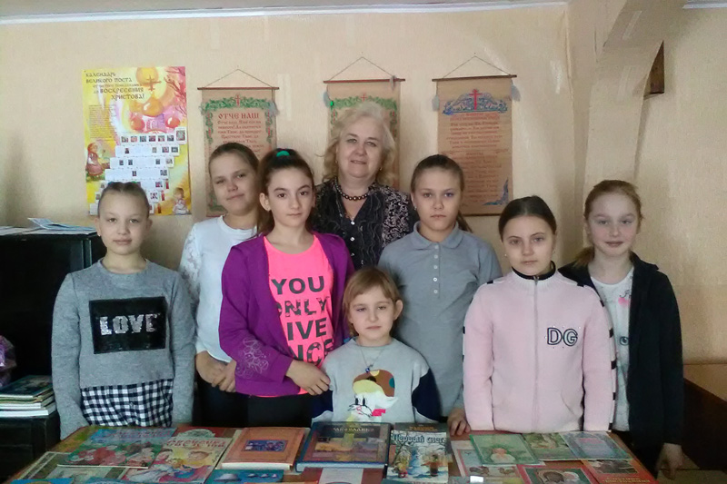 Занятие в Репьевской Воскресной школе, посвященное Дню православной книги
