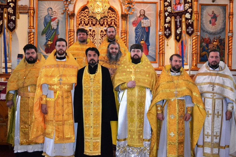 Соборное богослужение духовенства Калачеевского и Воробьёвского благочиинй