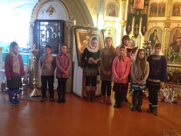 Детский Рождественский концерт состоялся и в Казанском храме с. Гнилое