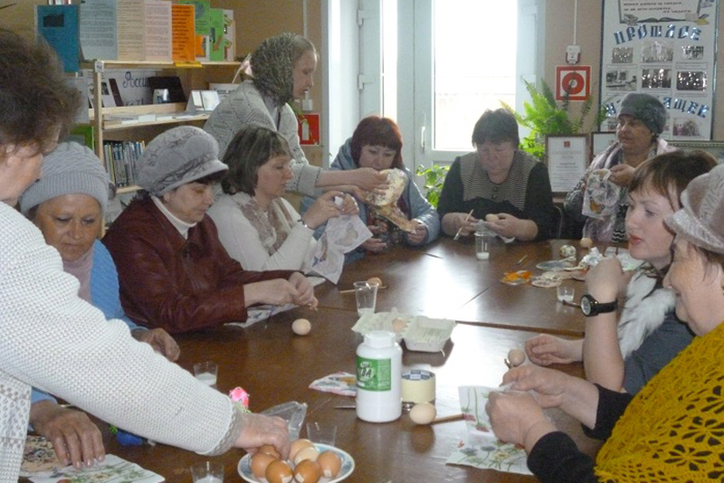 Мастер-класс в Воронцовской сельской библиотеке
