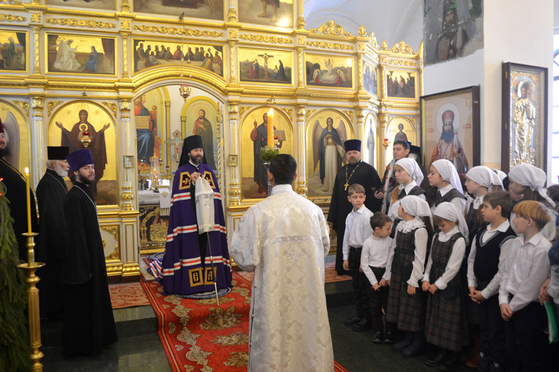 Рождественское архиерейское богослужение в Острогожске
