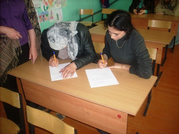 Родительское собрание, посвящённое выбору модуля курса ОРКСЭ в Марковской СОШ Каменского района