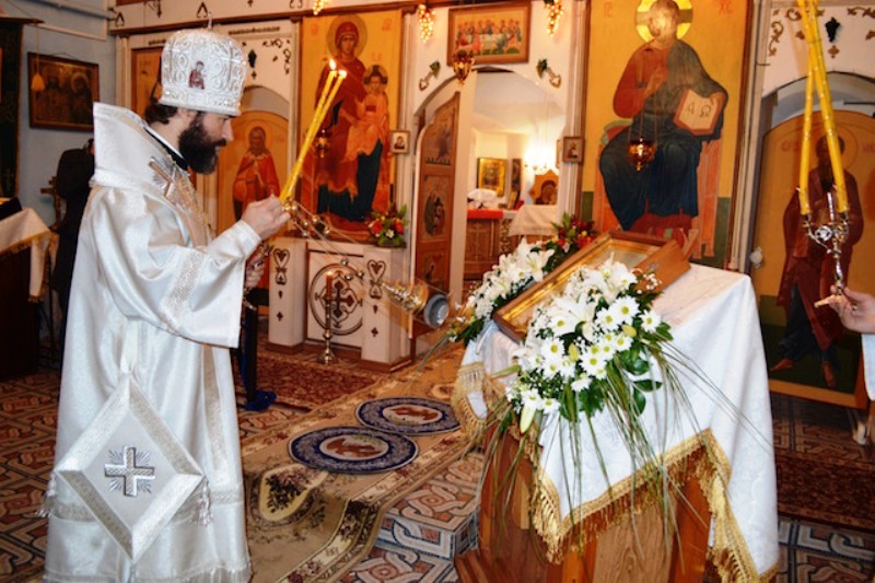 Епископ Россошанский и Острогожский Андрей посетил село Новосолдатка Репьевского района