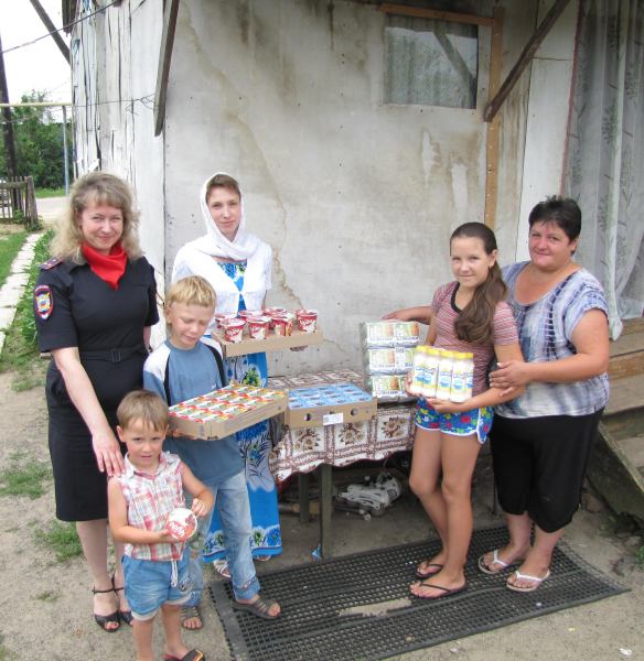 В Богучар прибыла гуманитарная помощь для нуждающихся