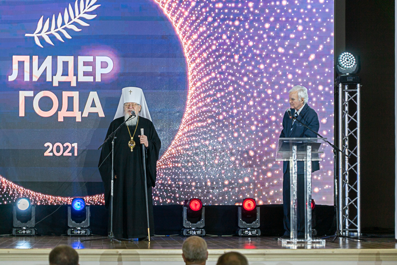 Глава Воронежской митрополии принял участие в торжественной церемонии награждения победителей телевизионной премии "Лидер года - 2021"