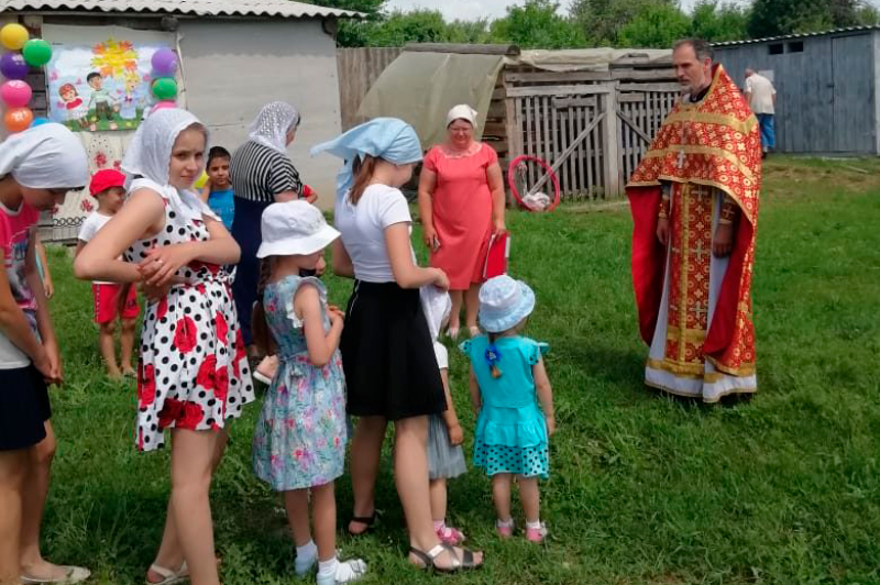 Детский праздник в честь Дня защиты детей в с. Галиевка