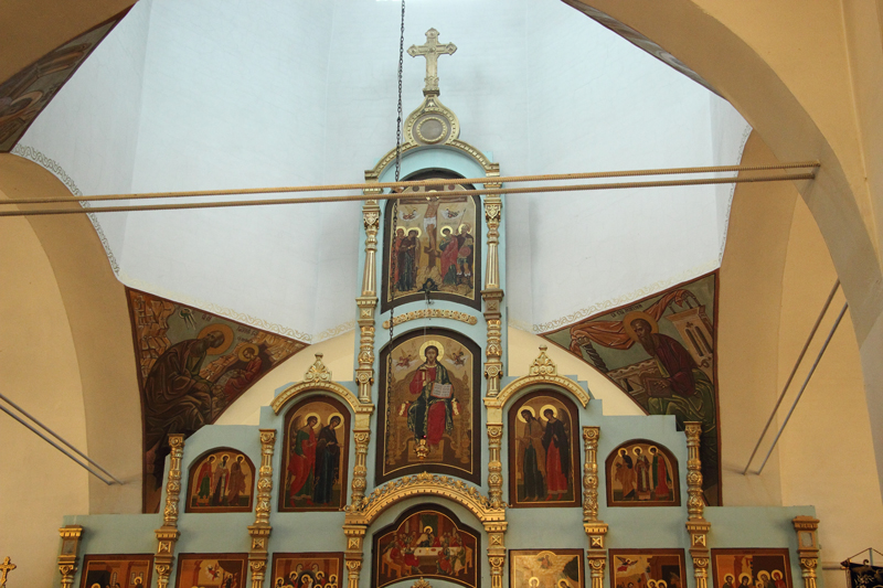 Реставрационные работы в Казанском храме