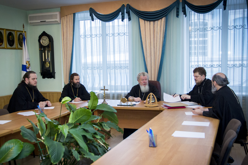 Заседание Архиерейского совета Воронежской митрополии