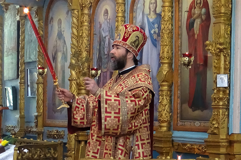 Епископ Россошанский и Острогожский Андрей посетил с. Нижний Мамон