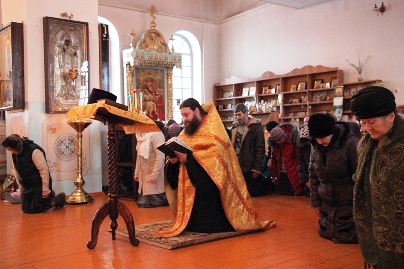 В Казанском храме поселка Каменка был отслужен молебен перед началом гражданского Новолетия