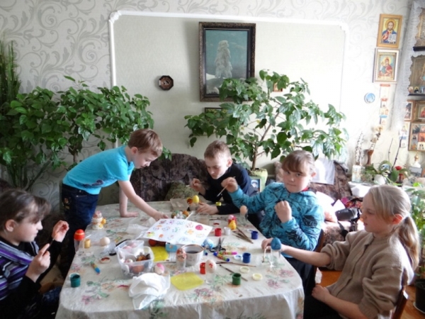 Мастер-класс по изготовлению подарков к Пасхе в Терновом