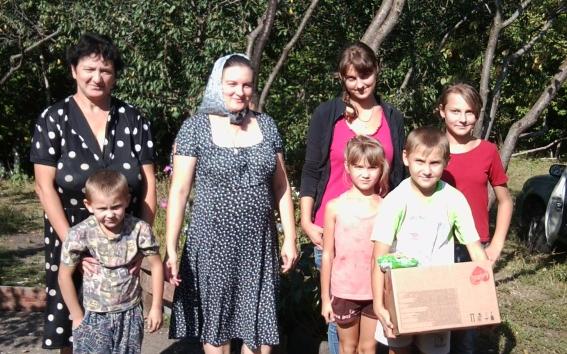 В село Сончино Ольховатского благочиния прибыла гуманитарная помощь