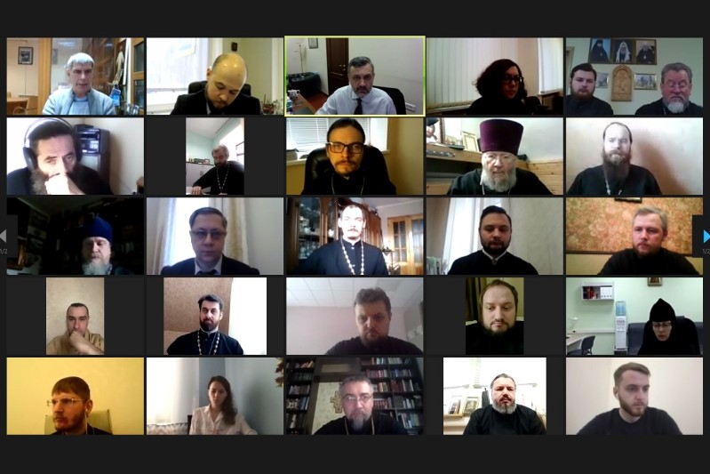 Прошло онлайн-совещание В.Р. Легойды с представителями епархий ЦФО