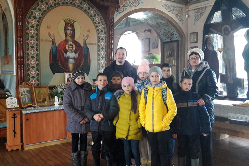 Посещение Покровского храма учащимися Базовой школы