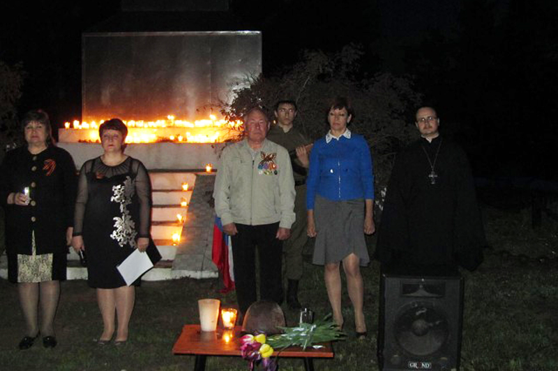 «Свеча памяти» в селе Воронцовка