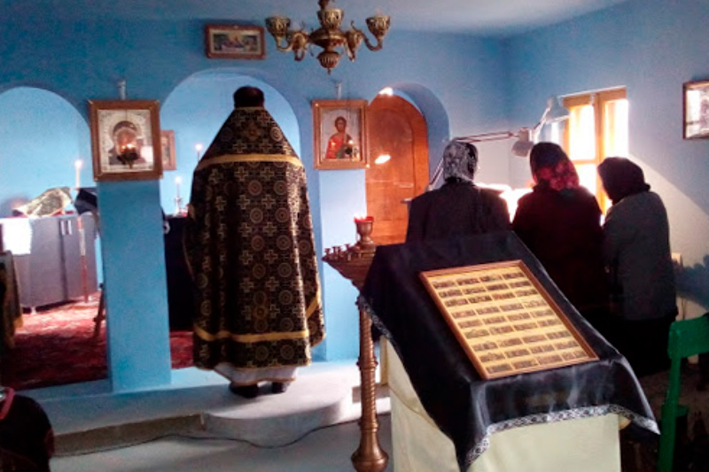 Прихожане храма  в честь Казанской иконы Божией Матери  села Радченское приобщились Церковных Таинств